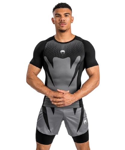 Rashguard à Manches courtes Venum Gris