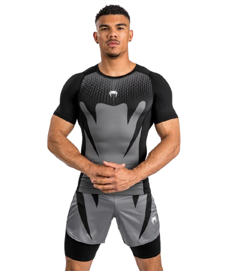 Rashguard à Manches courtes Venum Gris