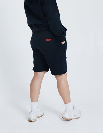 Ensemble de sweat à capuche Finisher + Short de style de vie - Bleu marine