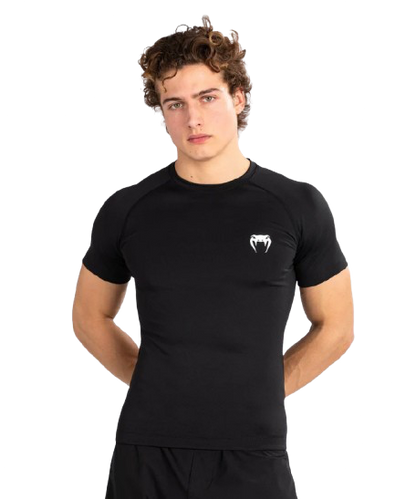 Rashguard à Manches courtes Venum Contender - Noir/blanc