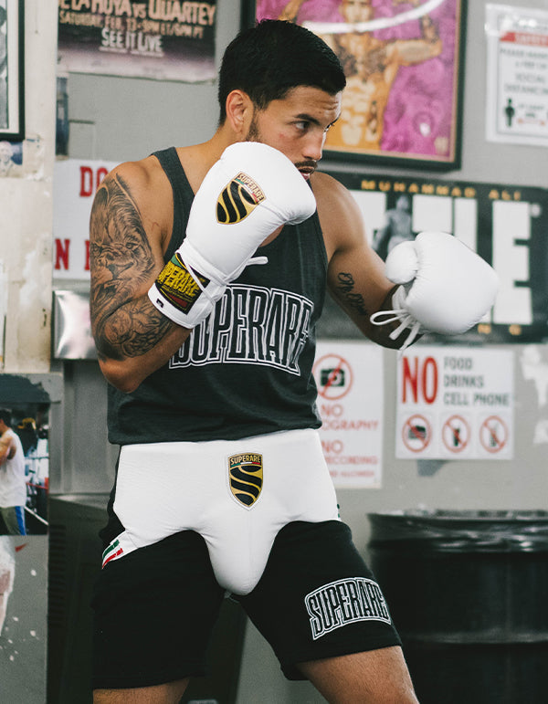 Gants de boxe en cuir italien S50 avec lacets