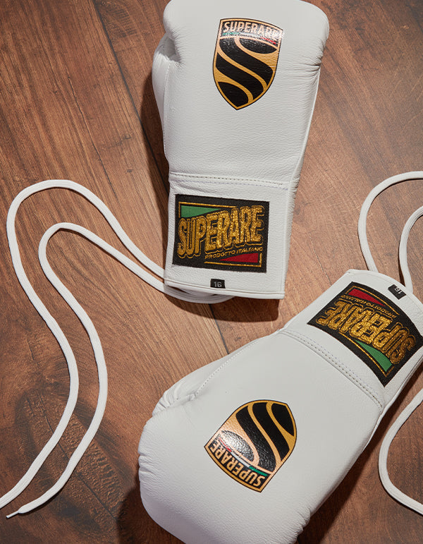 Gants de boxe en cuir italien S50 avec lacets