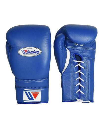 Gants de boxe à lacets gagnants