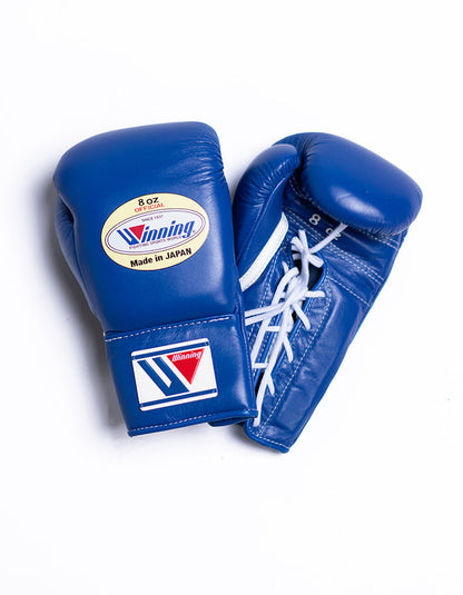 Gants de boxe à lacets gagnants
